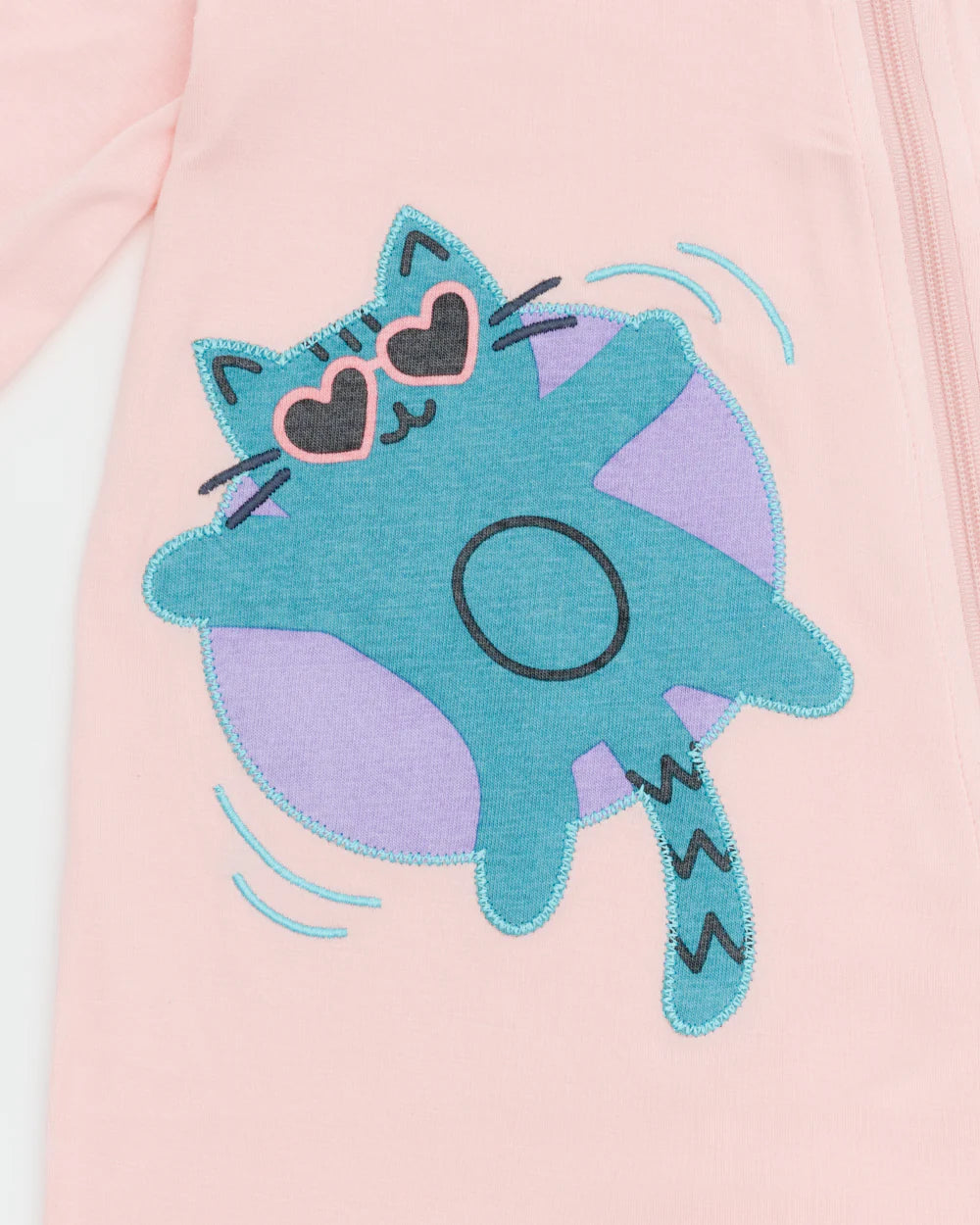 Not Too Big Kitten Sleepsuit (2 Pack)