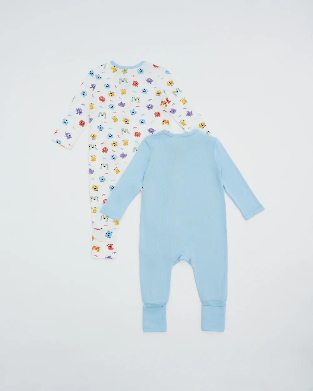 Not Too Big Monster Sleepsuit (2 Pack)