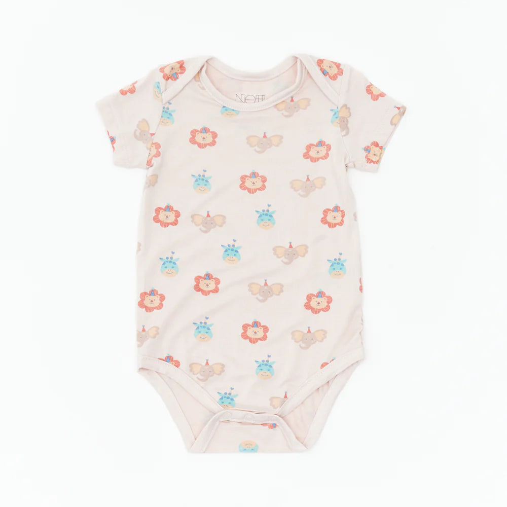 Not Too Big Short Sleeve Bamboo Bodysuit (3 Pack)