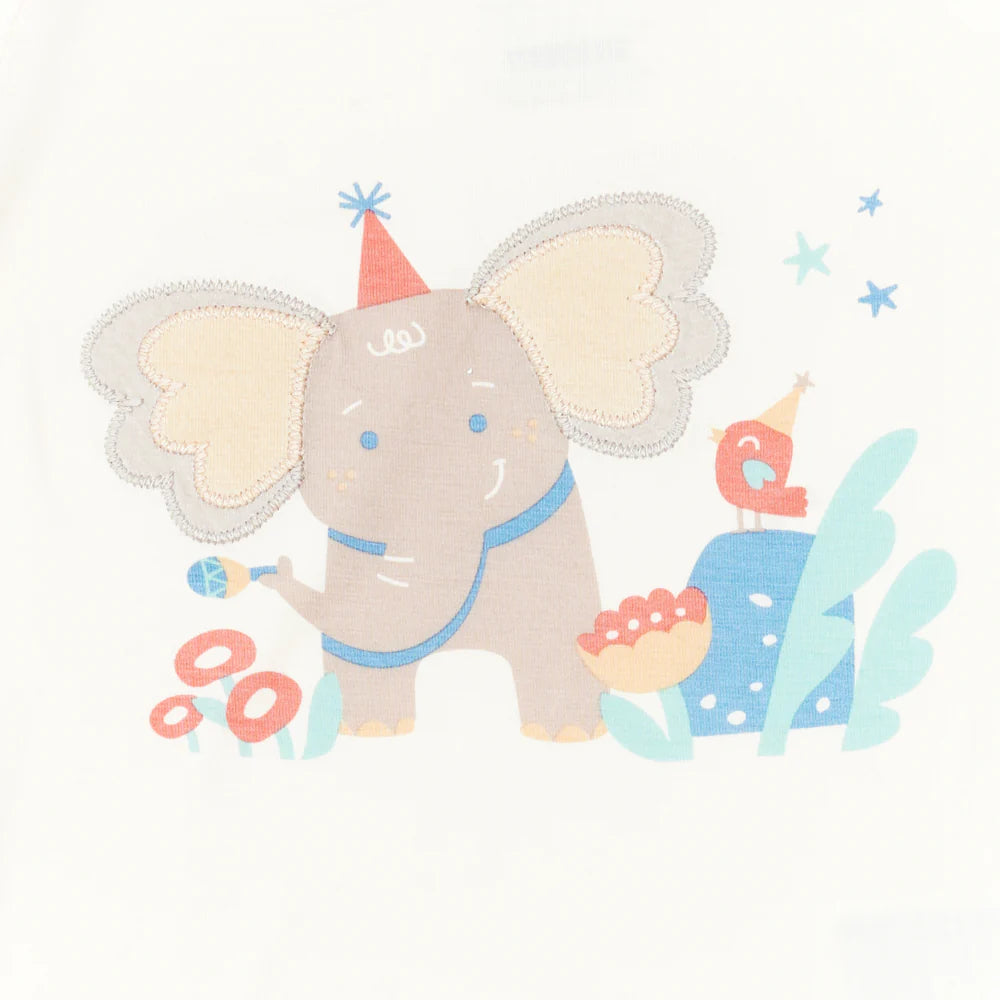 Not Too Big Short Sleeve Bamboo Bodysuit (3 Pack)