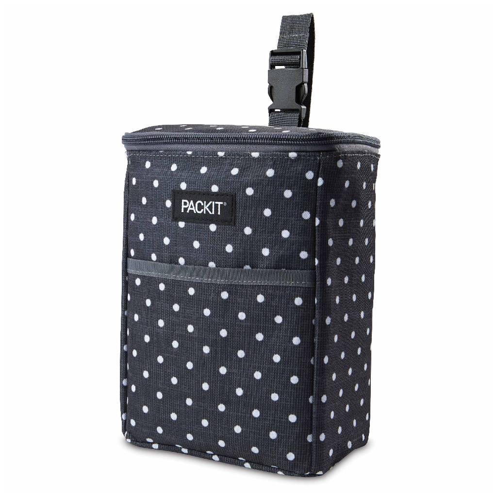 Freezable Double Baby Bottle Bag - Polka Dots