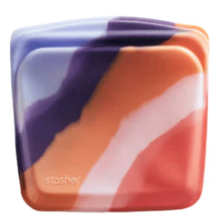 Stasher Reusable Silicone Sandwich Bag Limited Edition - Purple Wave