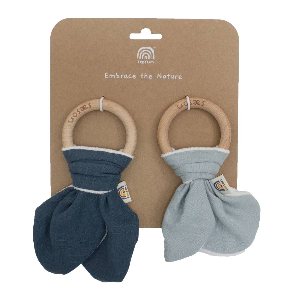 Sæson Natural Wooden Ring Teether