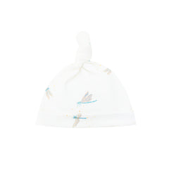 Motherswork x Le Petit Society Baby Organic Knotted Hat in Dragonfly Print