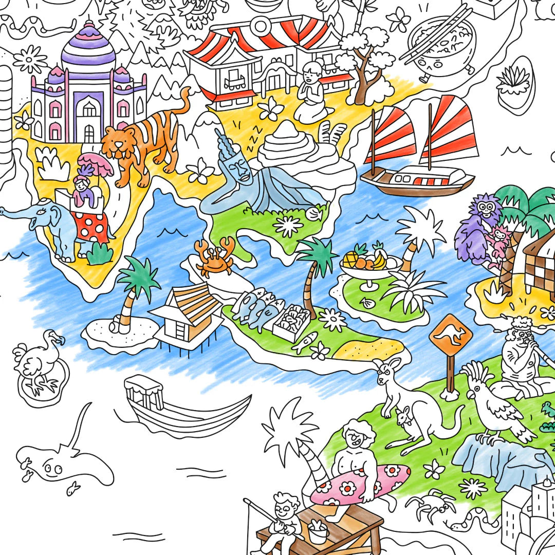 OMY Giant Coloring Poster