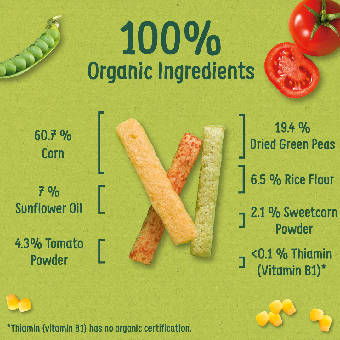 Organix Melty Veggie Sticks (7M+)