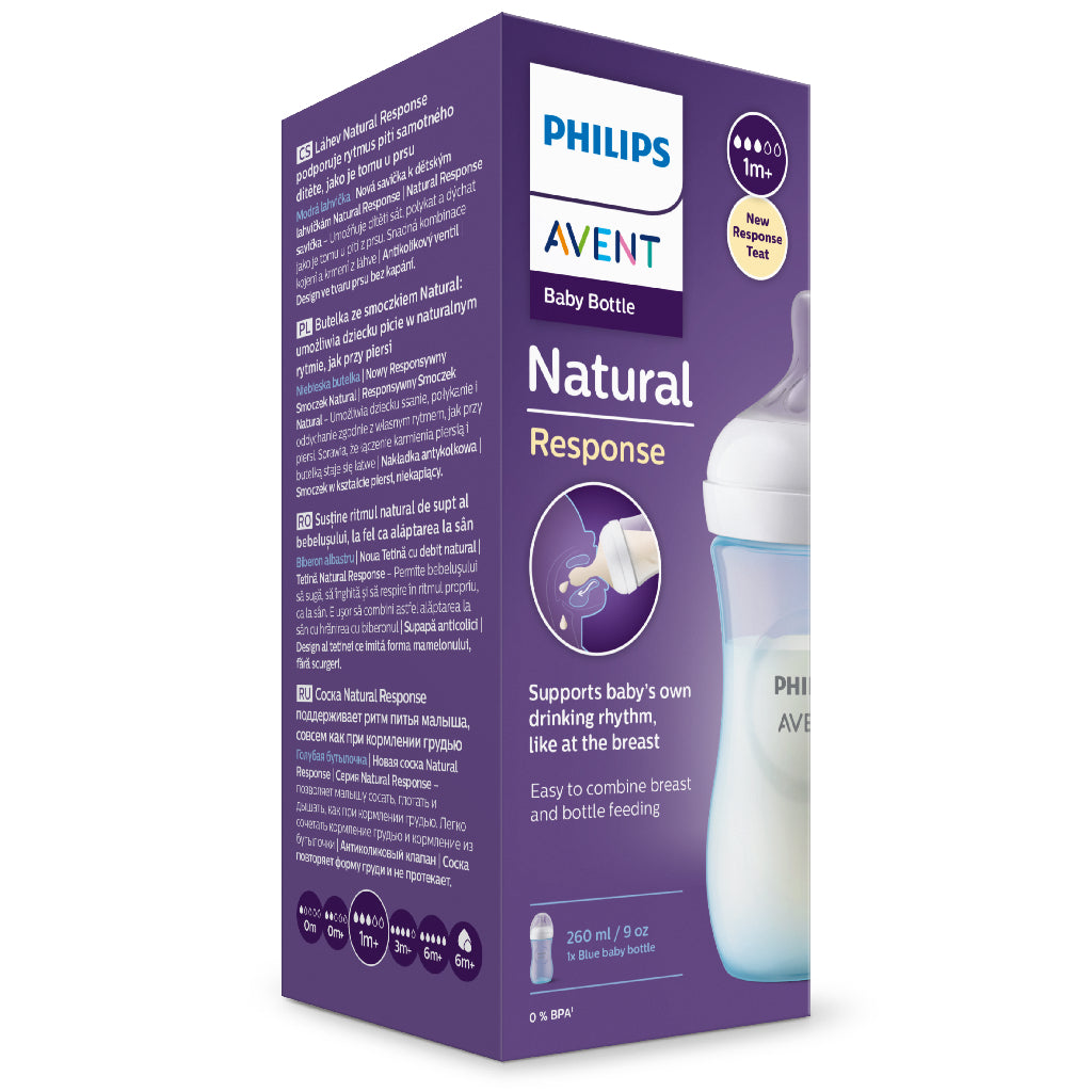 Philips Avent Natural Response Baby Bottle Single 260ml