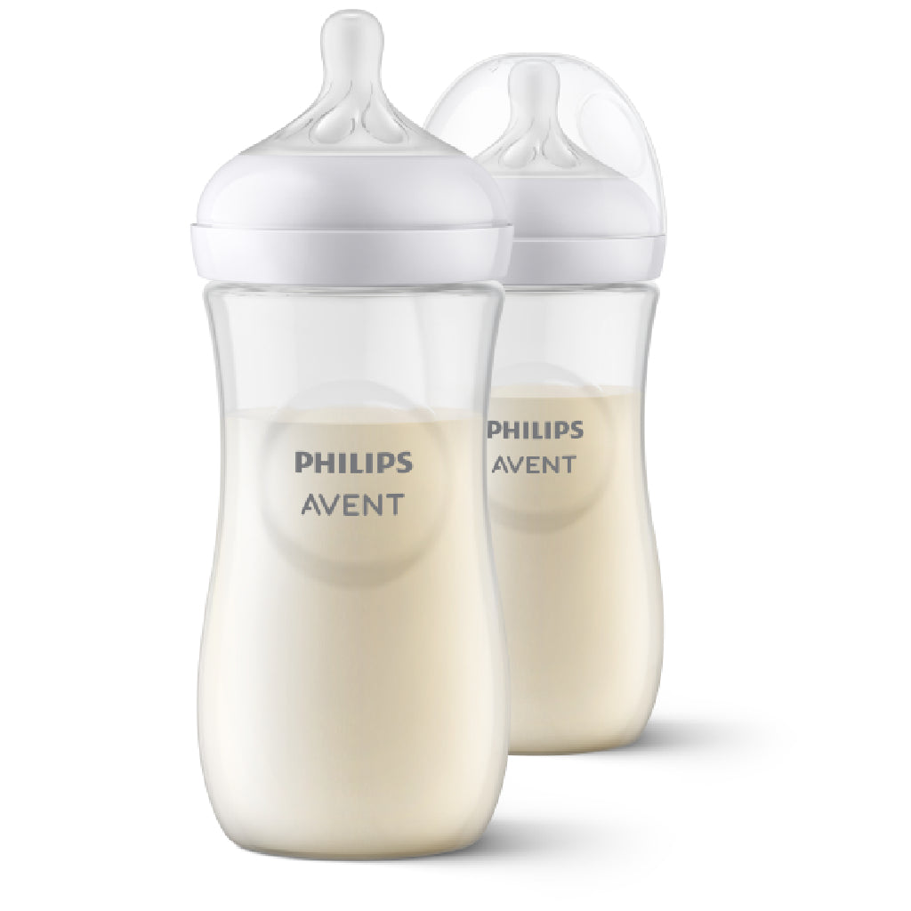 Philips Avent Natural Response Baby Bottle Twin - 3 Sizes