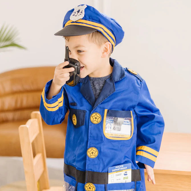 Melissa & Doug Police Officer Role Play Costume Set