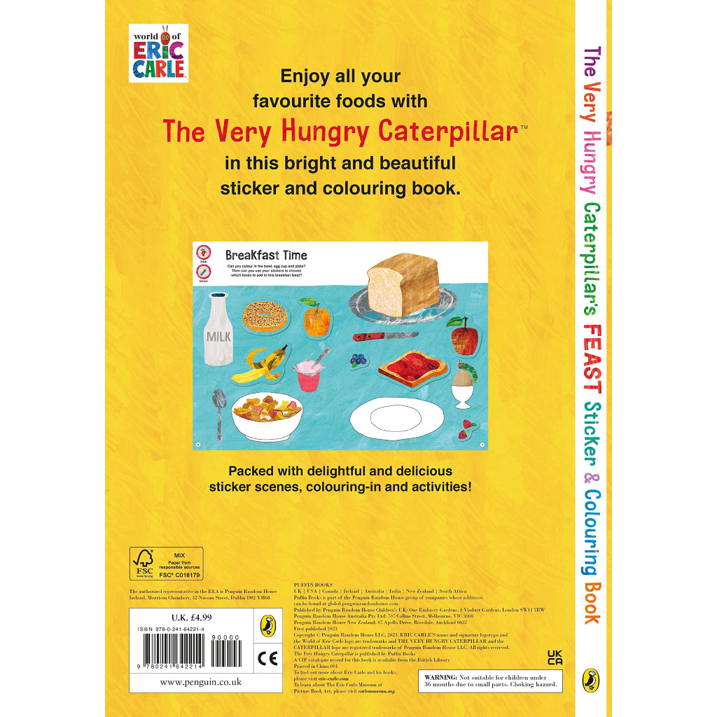 Puffin Books: The Very Hungry Caterpillar's Feast Sticker and Colouring Book