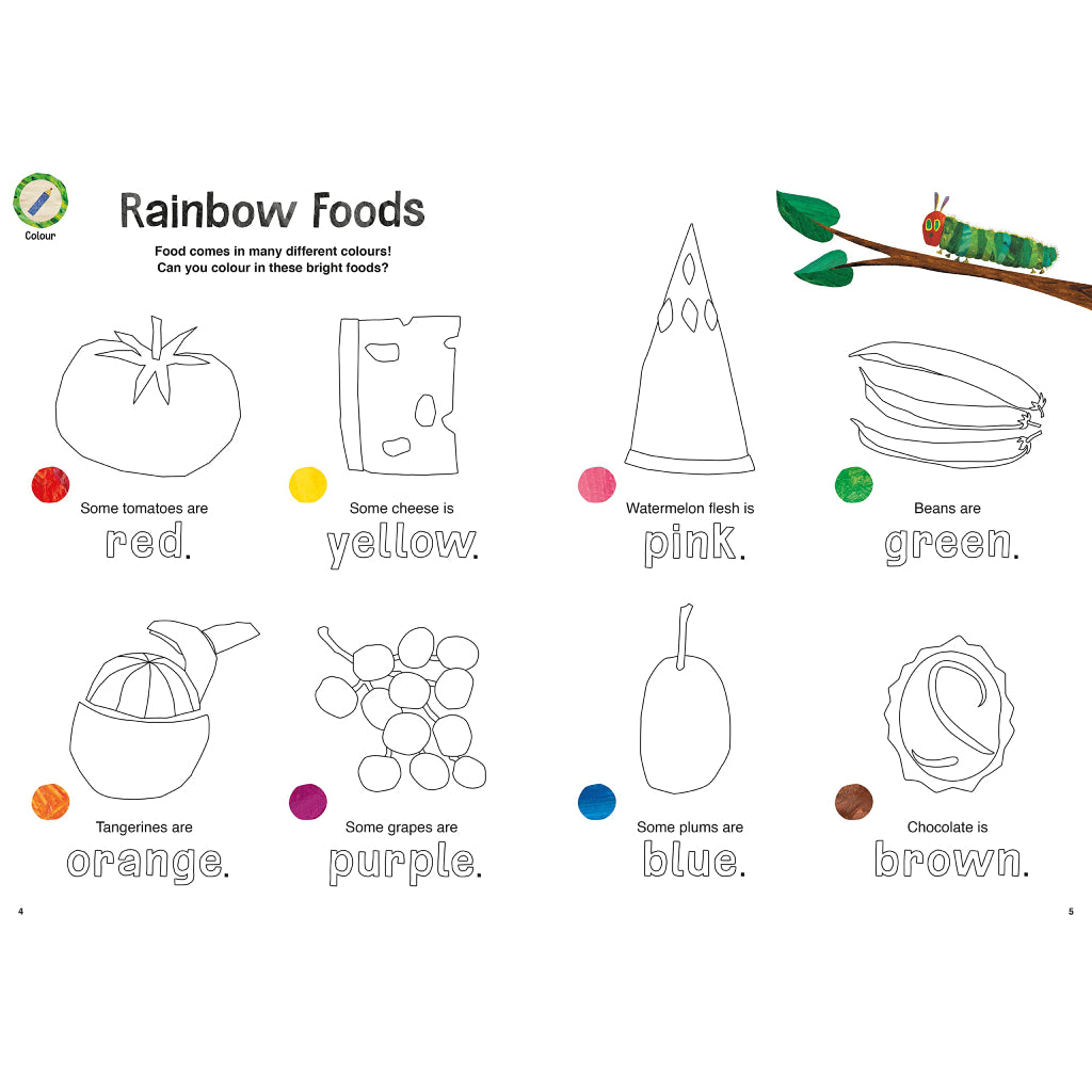 Puffin Books: The Very Hungry Caterpillar's Feast Sticker and Colouring Book