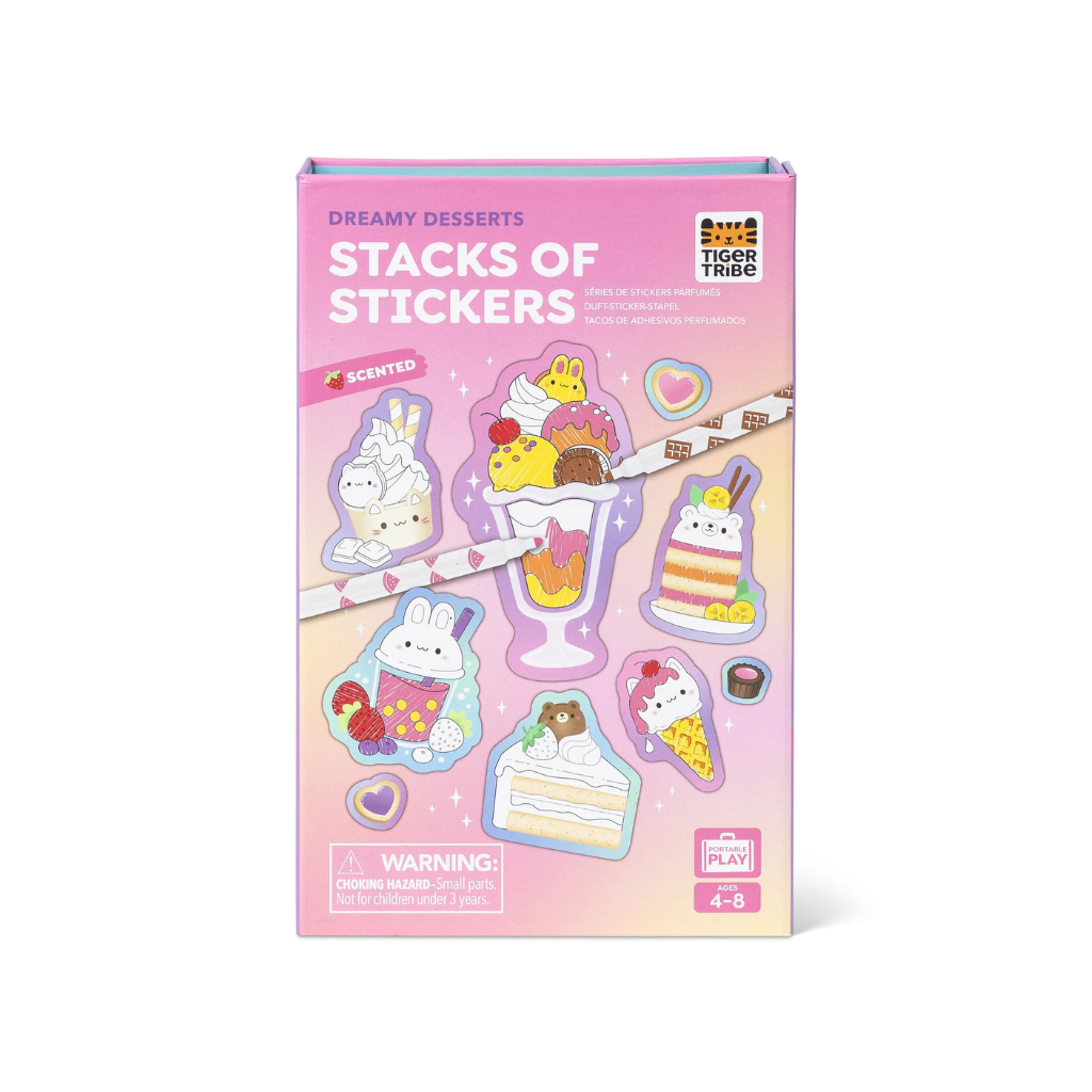 Tiger Tribe Scented Stacks Of Stickers - Dreamy Desserts