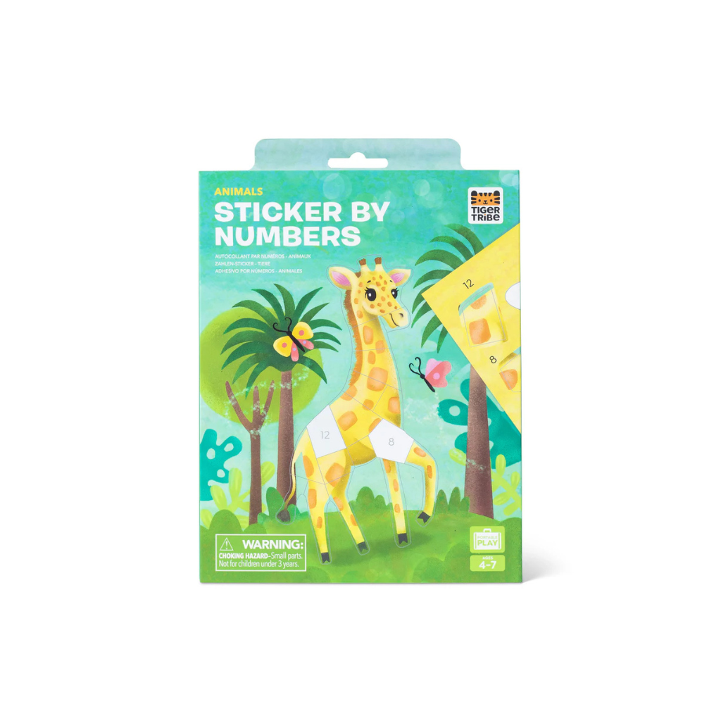 Tiger Tribe Sticker By Numbers