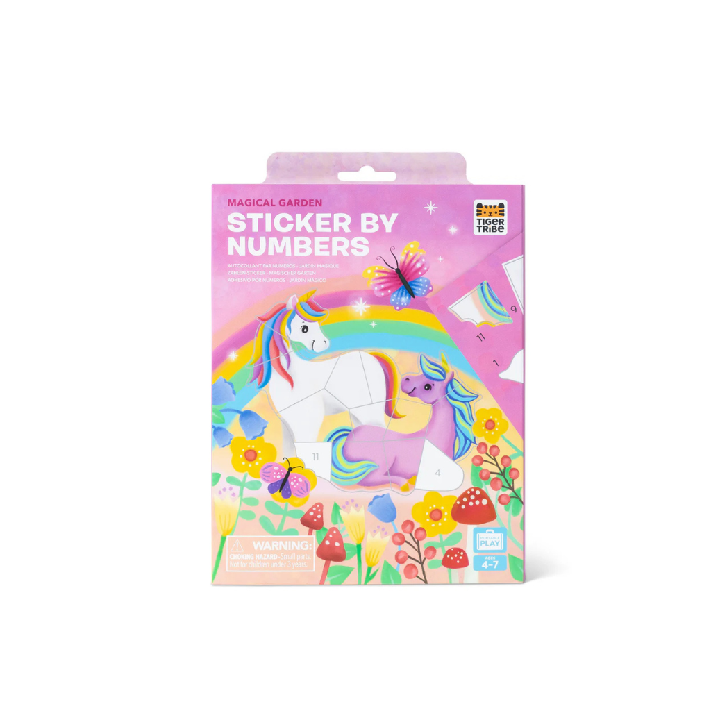 Tiger Tribe Sticker By Numbers