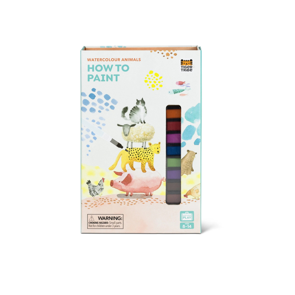 Tiger Tribe How to Paint - Watercolour Animals