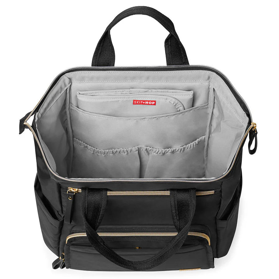 Skip Hop Main Frame Wide Open Backpack (Charcoal)