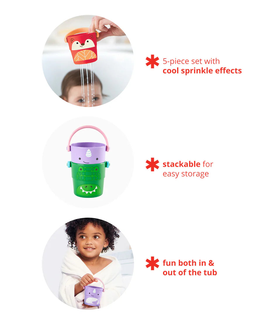 Skip Hop Zoo Stack & Pour Buckets