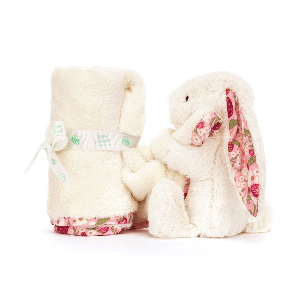 Jellycat Blossom Cream Bunny 'Berry' Soother | motherswork