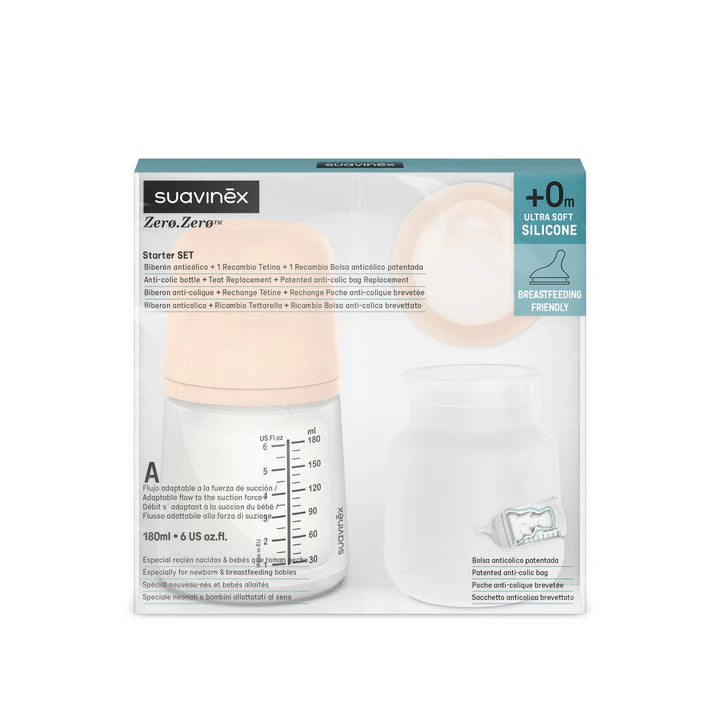 Suavinex Zero Zero Baby Bottle Starter Gift Set