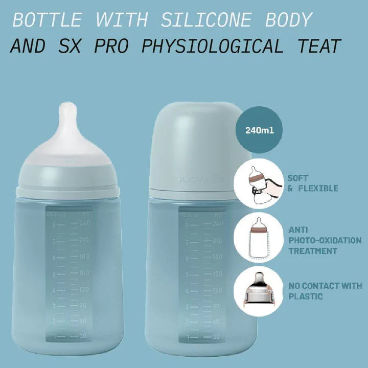 Suavinex 240ml All Silicone Bottle