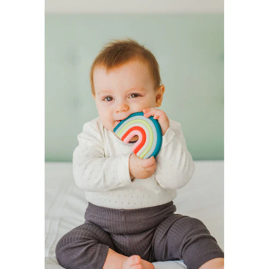 Suavinex Rainbow Silicone Teether Stage 1