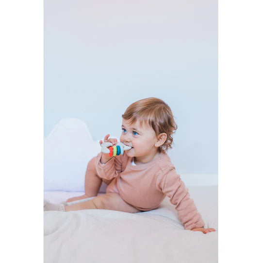 Suavinex Cloud Silicone Educational Teething Ring