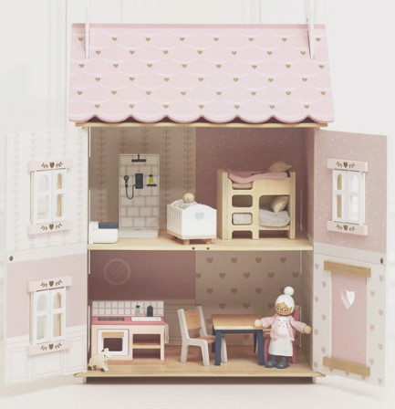 Cherry Tree Hall Wooden Dolls House Four Storey Dollhouse Le Toy Van Cherry Tree Hall Wooden Dolls House Four Storey Dollhouse Le Toy Van