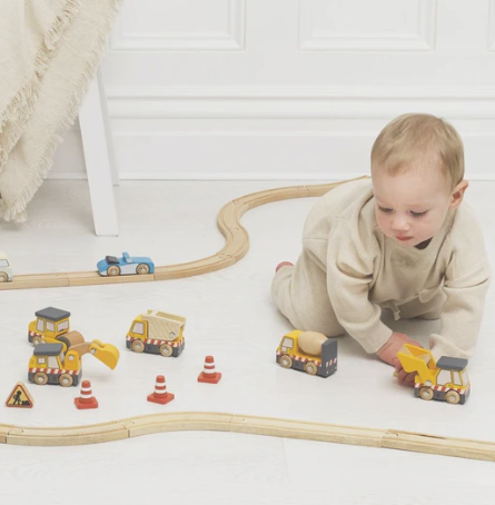 Le Toy Van Wooden Construction Vehicles