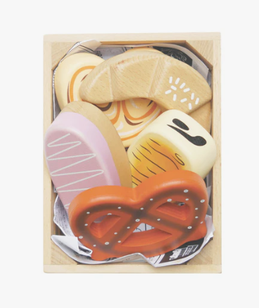 Le Toy Van Wooden Market Crate (Bakery & Patisserie)