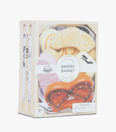Le Toy Van Wooden Market Crate (Bakery & Patisserie)