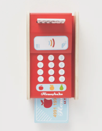 Le Toy Van Wooden Shop Card Machine