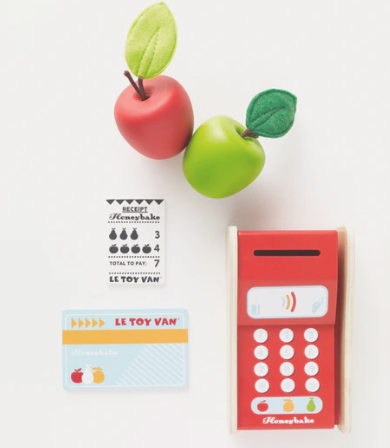 Le Toy Van Wooden Shop Card Machine