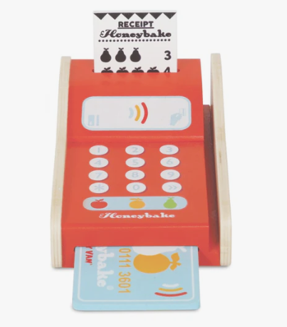 Le Toy Van Wooden Shop Card Machine