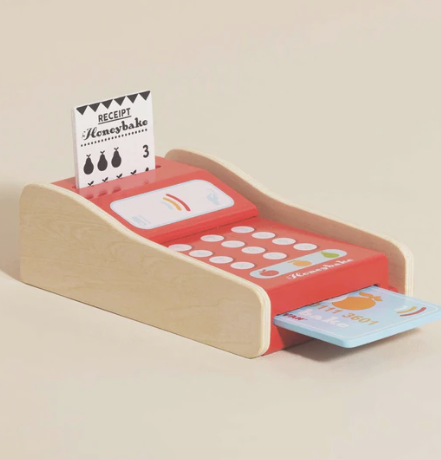 Le Toy Van Wooden Shop Card Machine