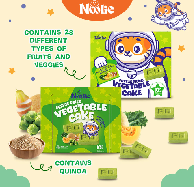 Noolie Freeze Dried Vegetable Cake