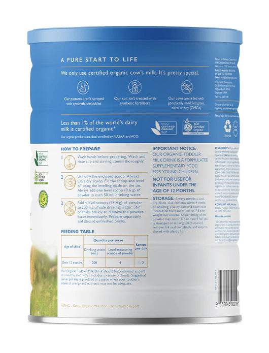 Bellamy's Organic Step 3 Toddler Milk Drink