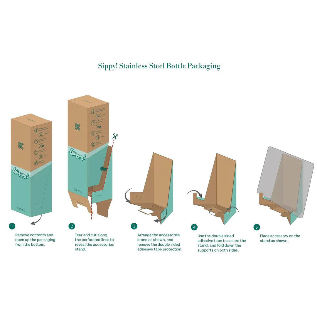 Kandis Sippy! Stainless Steel Water Bottle