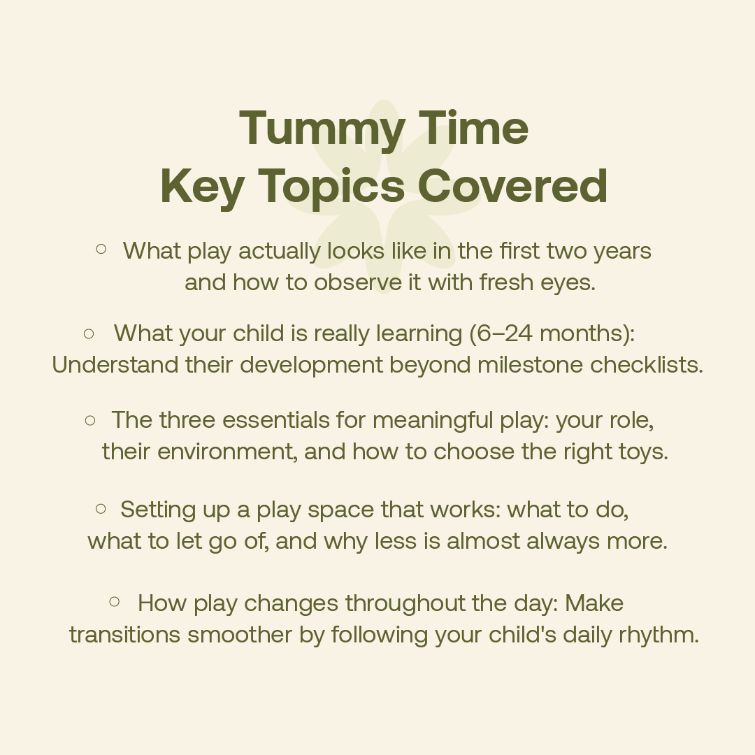 Well Rested, Well Played: Expert Talks on Sleep Training & Tummy Time