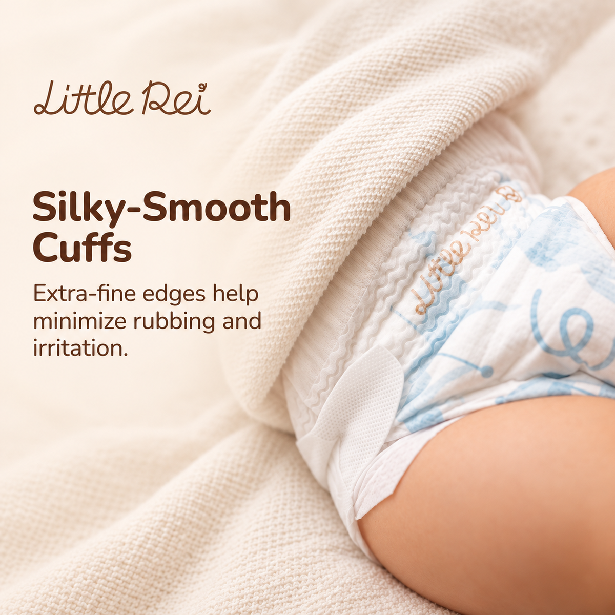 Little Rei Eco-Conscious Luxury Pull Up Diapers (Travel Pack, 8pc)