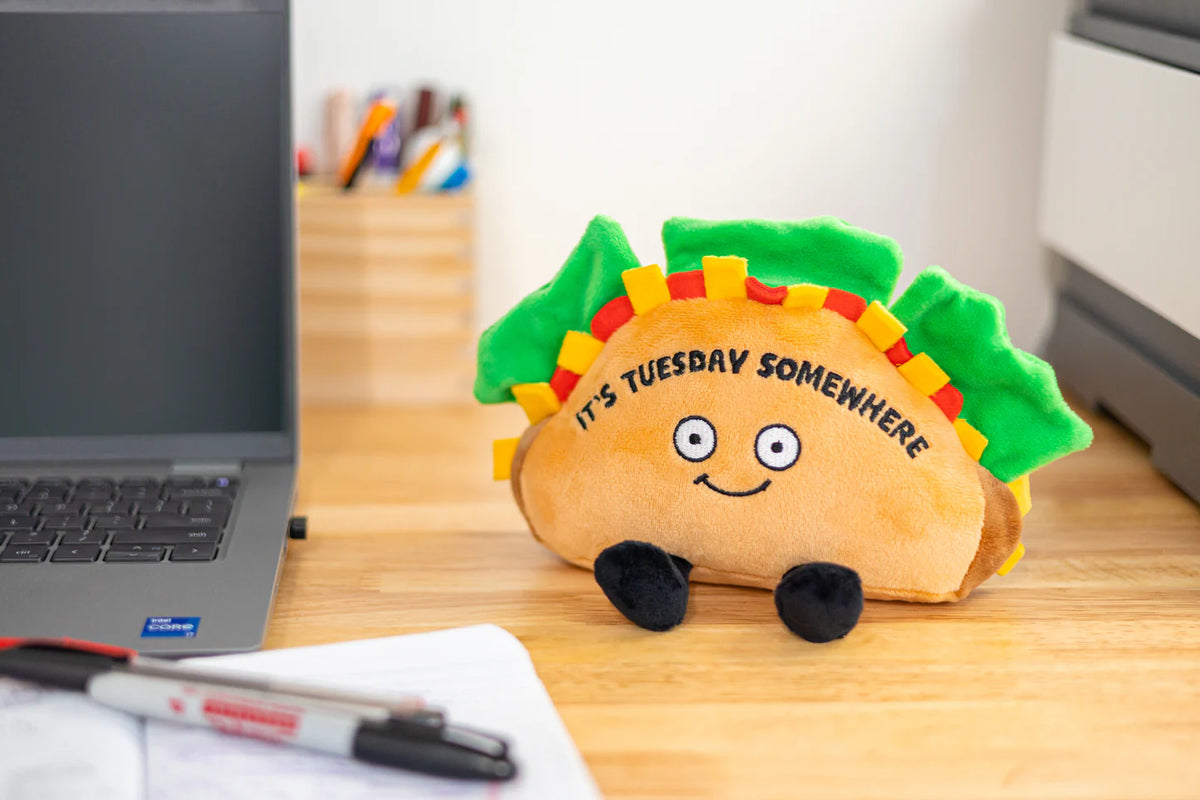 Punchkins "It's Tuesday Somewhere" Plush Taco