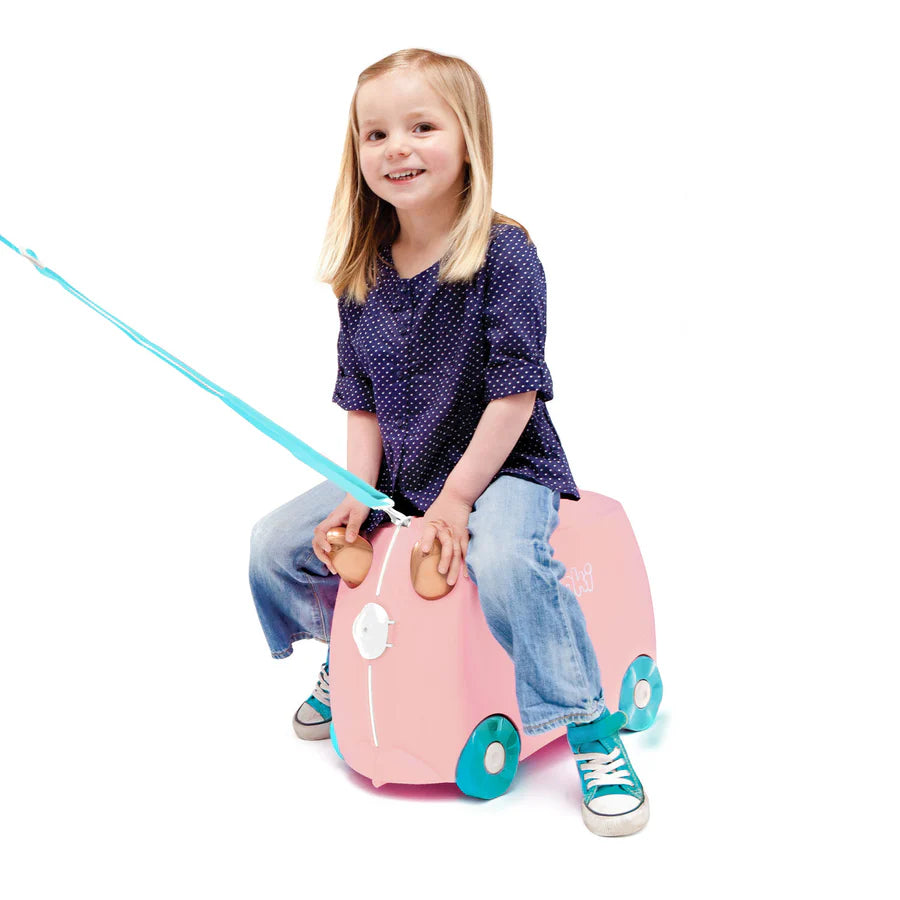 Trunki Ride-On Luggage Flossi Flamingo