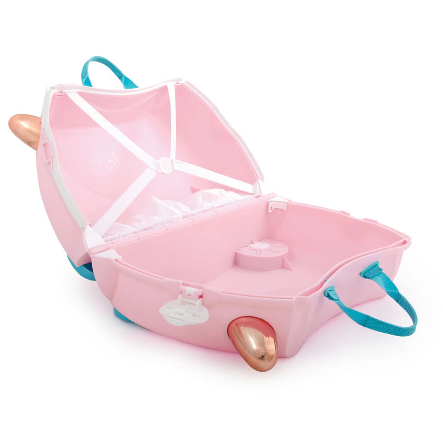 Trunki Ride-On Luggage Flossi Flamingo