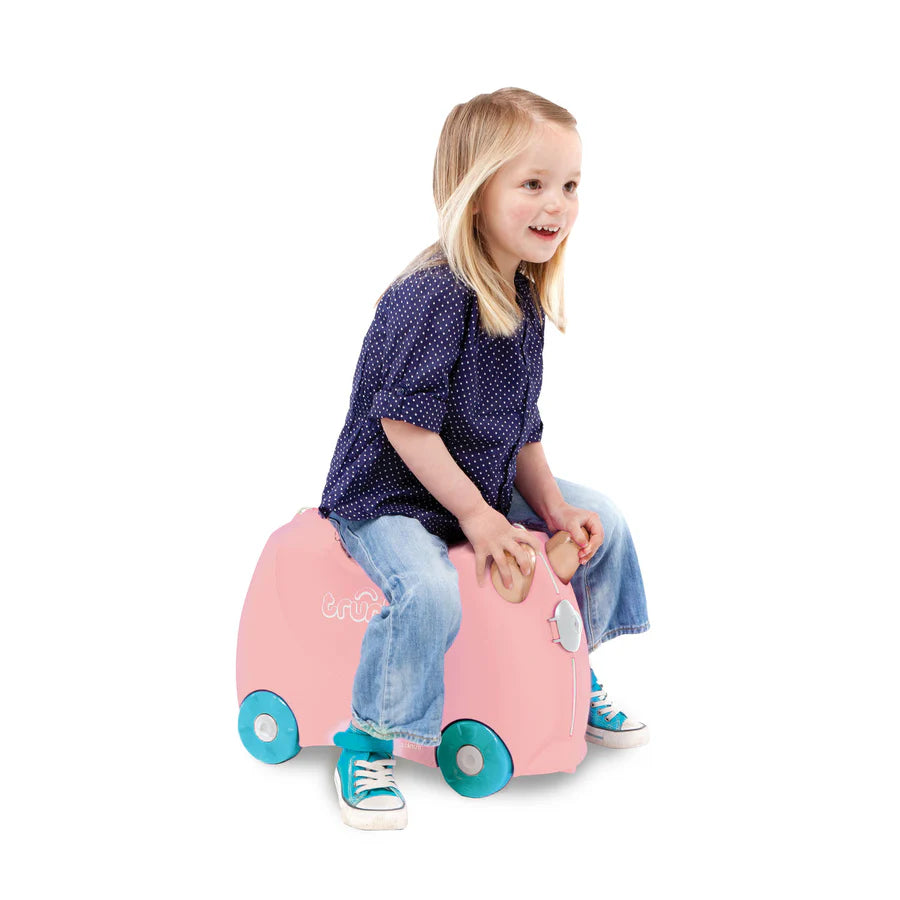 Trunki Ride-On Luggage Flossi Flamingo