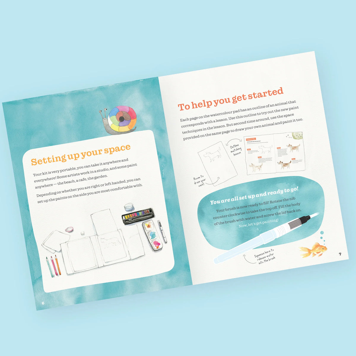 Tiger Tribe How to Paint - Watercolour Animals