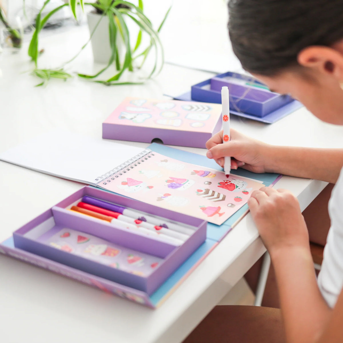 Tiger Tribe Scented Stacks Of Stickers - Dreamy Desserts