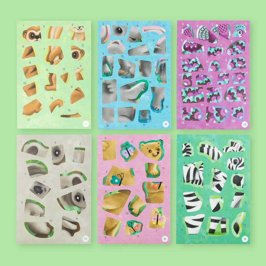 Tiger Tribe Sticker By Numbers