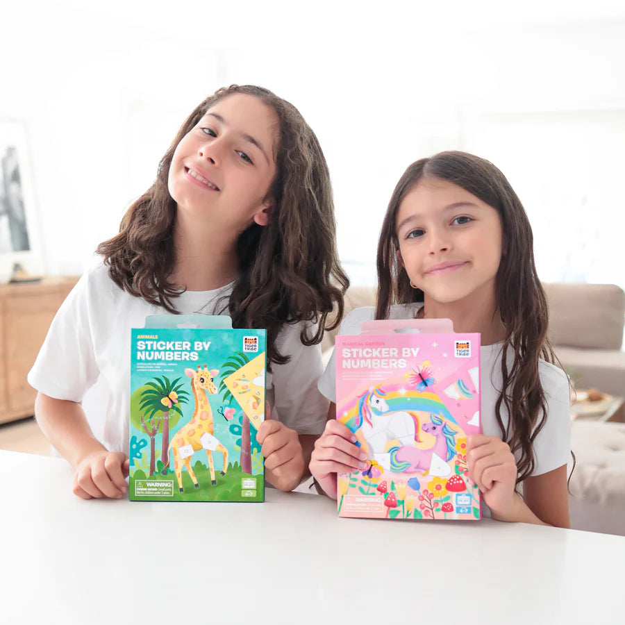 Tiger Tribe Sticker By Numbers