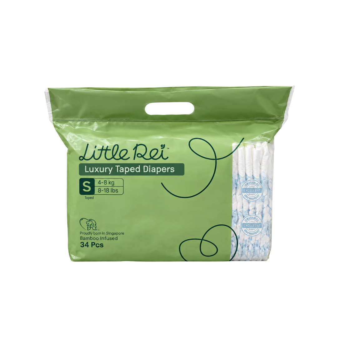Little Rei Eco-Conscious Luxury Tape Diapers Full Pack