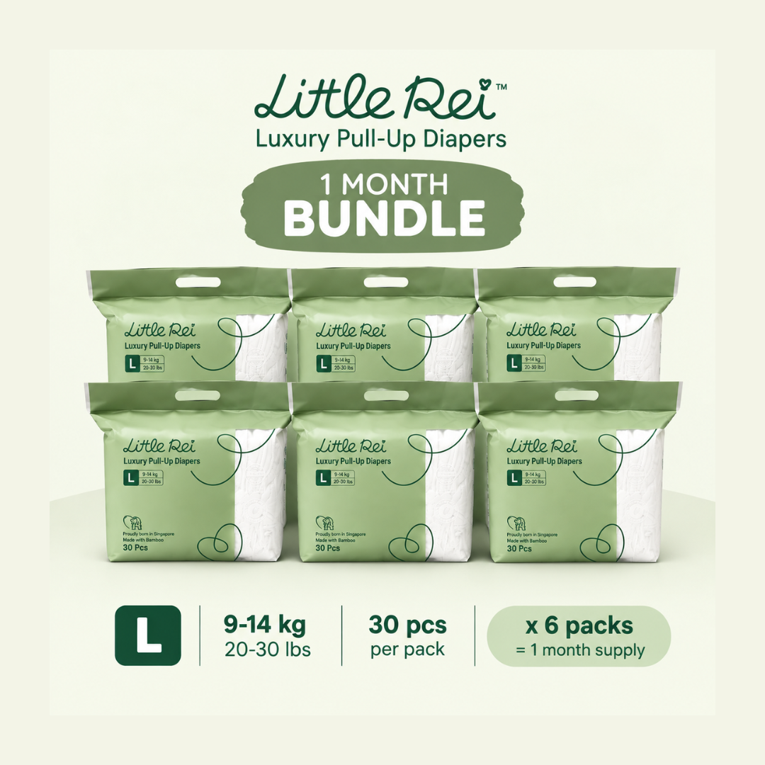 (1 Month Bundle) Little Rei Luxury Pull Up Diapers