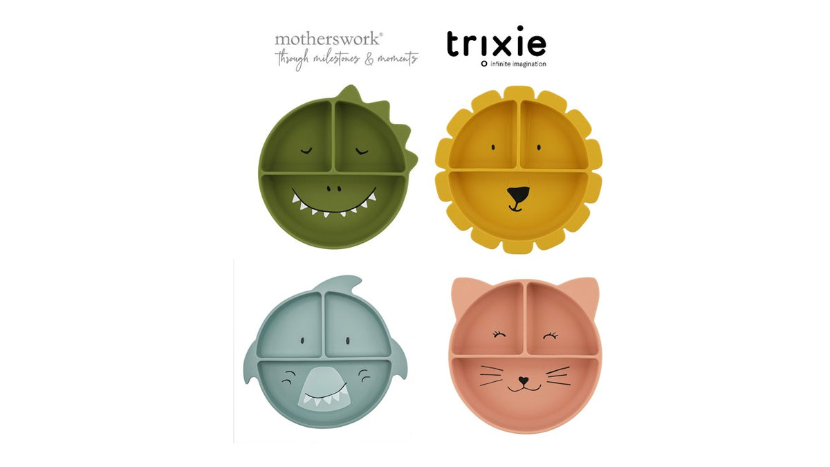 Trixie Silicone Divided Suction Plate